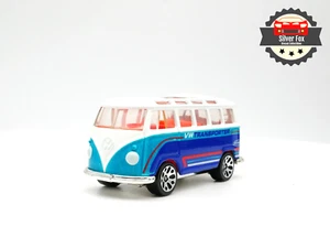 1998 VOLKSWAGEN TRANSPORTER BLUE 1:64 SCALE COLLECTOR DIORAMA MODEL CAR - Picture 1 of 5