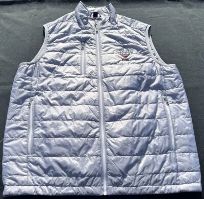 Rare Collectors Find: Men's Silver Puffer Vest from World Series 2019 Fox Medium - Image 1 of 4