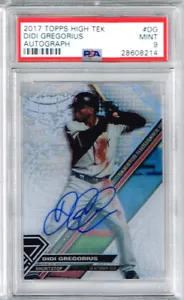 2017 Topps High Tek Didi Gregorius Auto PSA 9 - Picture 1 of 2
