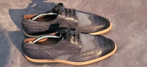 Lloyd Derby Schuhe Herren modisch elegant Gr. 42,5 (8 1/2) blau TOP! Neuwertig! - Bild 1 von 2
