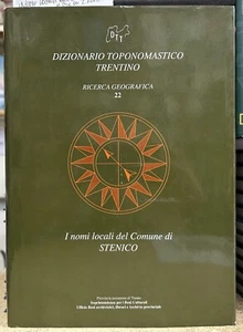 (Trentino) DIZIONARIO TOPONOMASTICO TRENTINO - RICERCA GEOGRAFICA N° 22 - Trento - Imagen 1 de 1