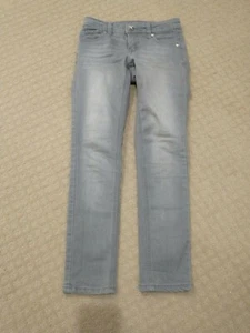 Girls Justice Simply Low Super Skinny gray premium jeans 8R - Picture 1 of 3