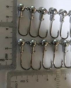 20x 3.3g Jig Heads #2 Hook Saltwater/fresh Fishing Lures Soft plastic - Picture 1 of 5