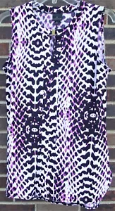 Túnica/top de orquídea sin mangas Worthington talla múltiple mediana - Imagen 1 de 6