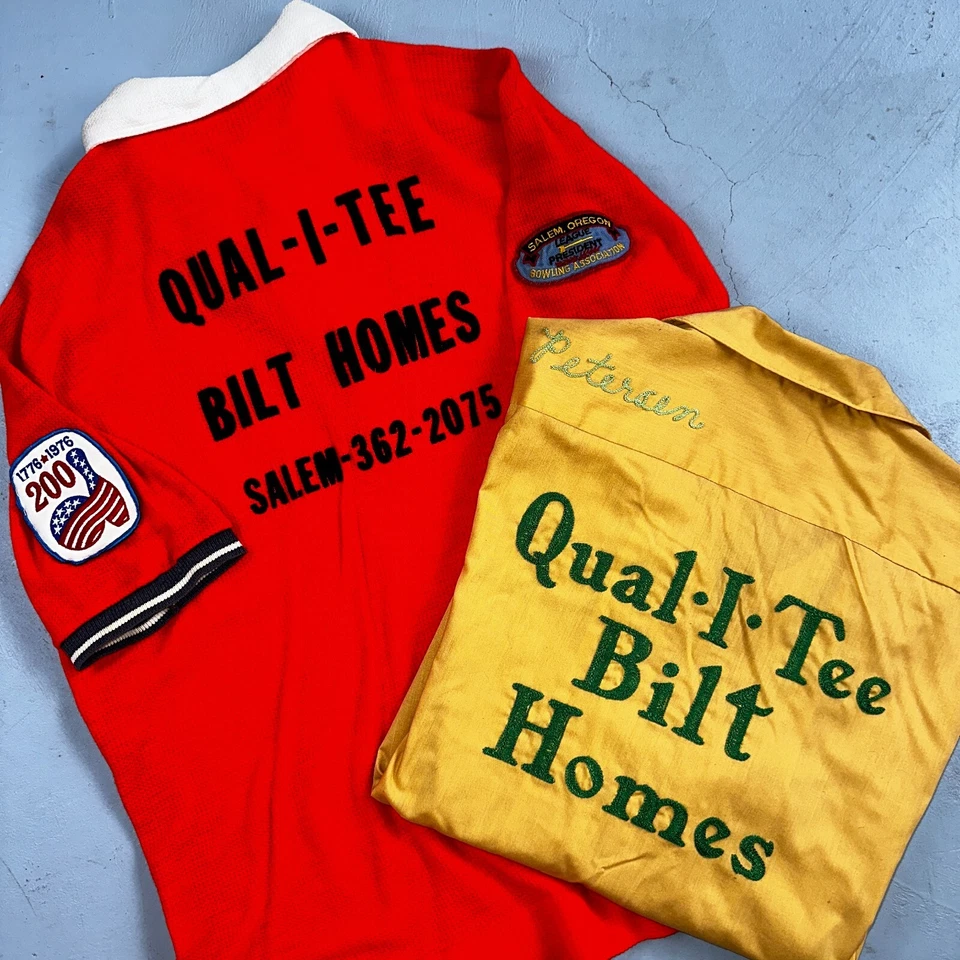 Camisa de boliche de punto de cadena años 60 Nat Nast Hilton Salem Oregon años 60 70 Rockabilly Foto 1 de 4