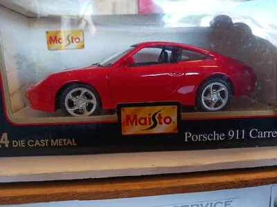 Porsche 911 Carrera 1997 escala 1:24 rojo de Maisto serie edición especial Foto 1 de 4
