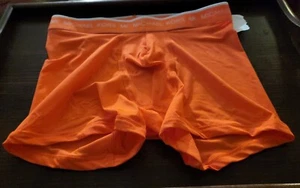 NWT MENS MICHAEL KORS ORANGE MODAL BOXER BRIEF SIZE S (28/30) - Picture 1 of 3