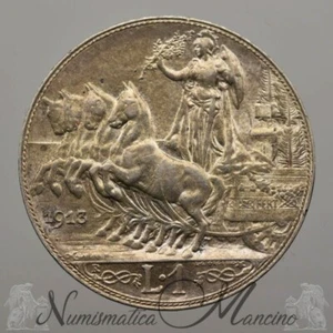 Regno d'Italia Vittorio Emanuele III 1 Lira 1913 - Picture 1 of 2