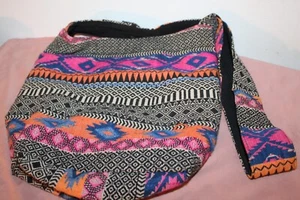 Handmade Crossbody Large Hobo Shoulder Bag Hippie Boho Fashion Everyday Azure - Picture 1 of 5