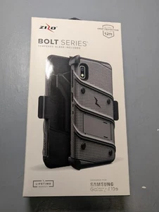 Zizo Bolt Phone Case/Holster/Tempered Glass Samsung Galaxy A10e - Photo 1 sur 13