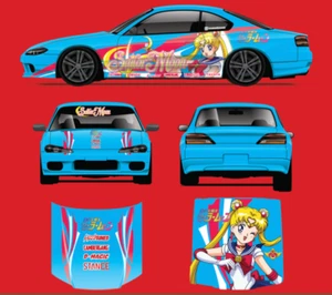 1/10 and 1/24 Scale RC Drift Livery - Sailor Moon - Picture 1 of 3