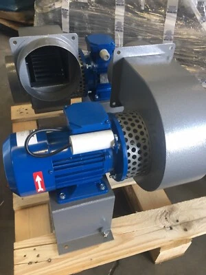 TEQNIVENT Ventilatore Centrifugo Alta Temperatura 1400m³/ora 250° C 700Pa Monofase e Trifase