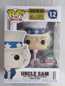 Funko Pop Vinyl - Icons - Uncle Sam 12 with .6mm Protector - Picture 1 of 5