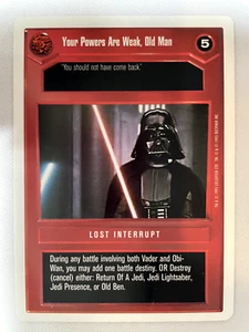 Star Wars CCG - Your Powers Are Weak, Old Man - Premiere (Unlimited) - Picture 1 of 1