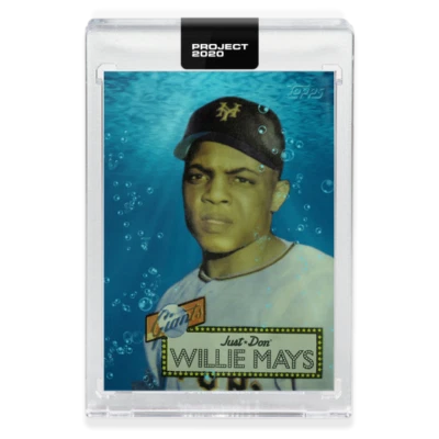 2020 TOPPS PROJECT 2020 #128 WILLIE MAYS - BY DON C - Image 1 of 2