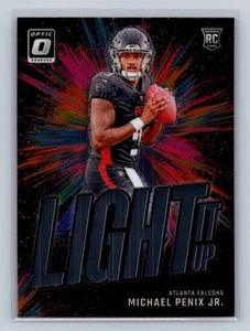 2024 Donruss Optic #3 Michael Penix Jr. Light It Up RC NFL Atlanta Falcons - Picture 1 of 2