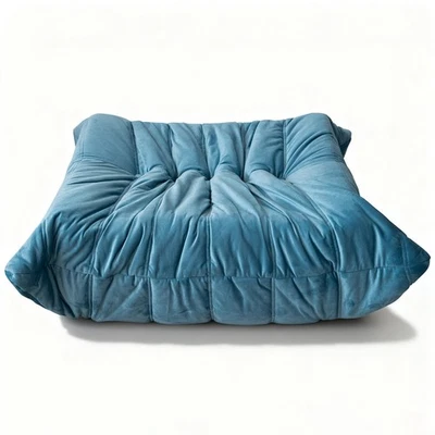 Silla otomana extra grande 29,5"x27,5" bolsa de frijoles, espuma viscoelástica para pies... Foto 1 de 4