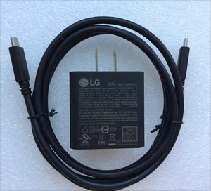 Nuevo Original OEM LG gram 17Z90R-K.ADS9U1 LP65WFC20P-NJ B 65W Adaptador y Cable USB-C - Imagen 1 de 4