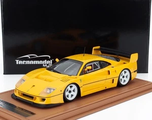 Tecnomodel 1/18 Ferrari F40 LM versión de prensa 1996 llantas blancas amarillas TM18-410E - Imagen 1 de 7