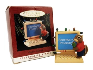 Personalized Christmas Ornament, "People Friendly", Hallmark Keepsake, 1993 - Picture 1 of 9