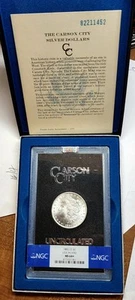Beautiful 1882-CC GSA Hoard Morgan Silver Dollar NGC MS-64+ (Plus) Box & COA - Picture 1 of 8