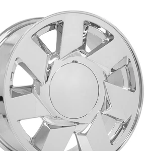17x7.5 Fits Cadillac DTS Style 5x115 Chrome Rim CA01 Hollander 4553 - Picture 1 of 8