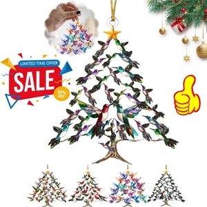 Hummingbird Christmas Ornament, Colorful Hummingbirds Tree Decor HOT - Bild 1 von 20