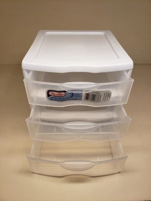 Sterilite small  3  drawer unit - Image 1 of 3