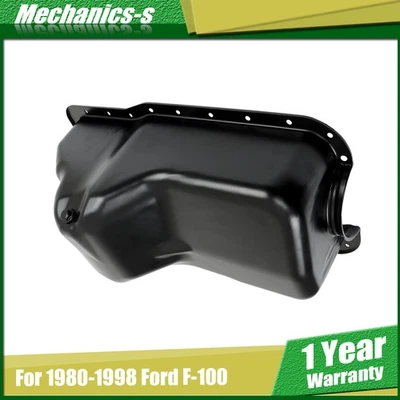 Para Ford F-250 F-150 1980 1981-1996 5,0 L V8 Duradero 1 pieza Motor Aceite Pan 264-002 Foto 1 de 4