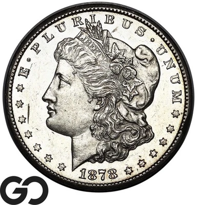 1878-CC Morgan Silver Dollar, Proof-Like, BU__ PL Tougher This Quality! - Image 1 of 3