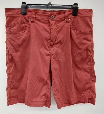prAna Brion Short Brick Red Size 36 Men's Stretch Shorts - Image 1 of 4