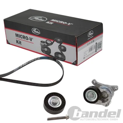 Kit Micro-V GATES Correas De Cinturón Compatible Con CITROËN C8 JUMPY FIAT SCUDO - Imagen 1 de 2