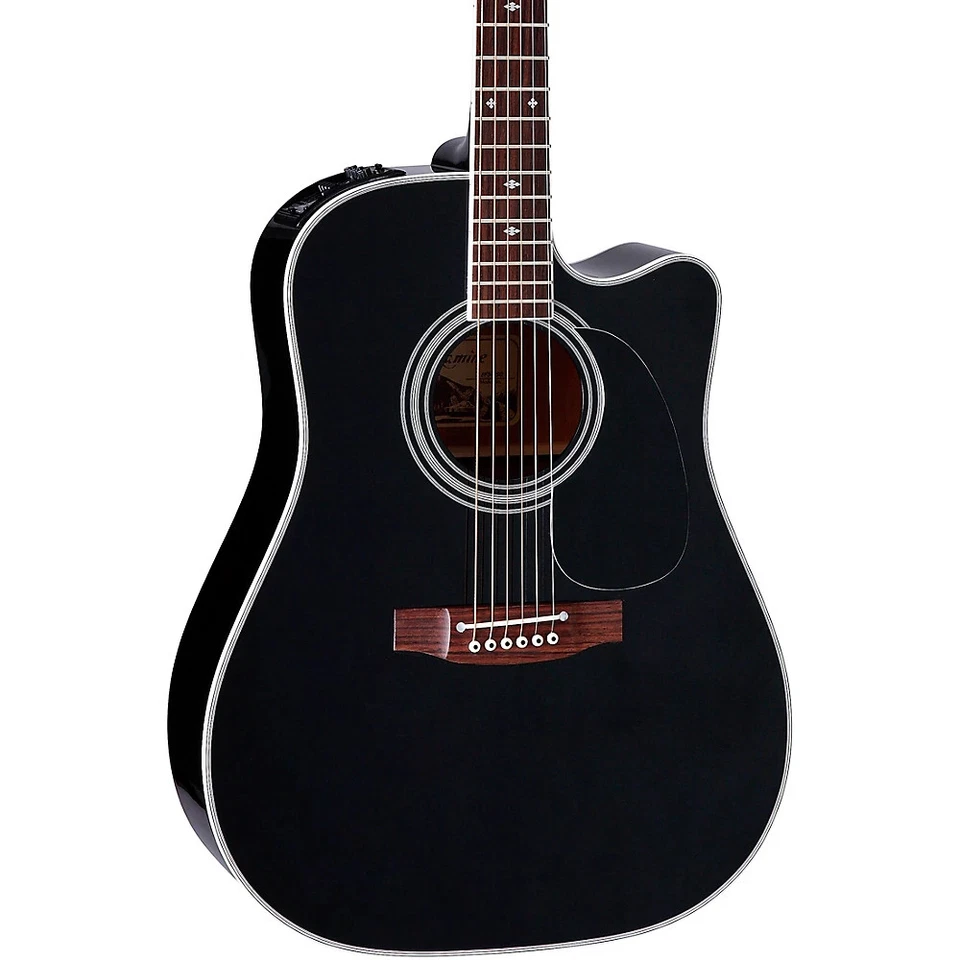 Takamine Legacy JEF341SC Acoustic-electric Guitar - Black