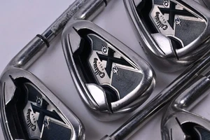Callaway X-20 Irons / 4-PW+SW / Regular Flex Dynamic Gold Shafts - Picture 1 of 7