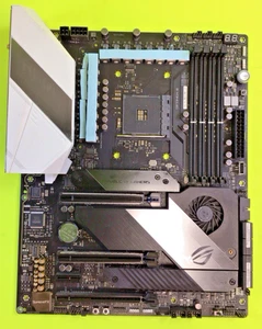 ASUS ROG Crosshair VIII Hero Wi-Fi ATX Motherboard FOR PARTS or REPAIR - Picture 1 of 8