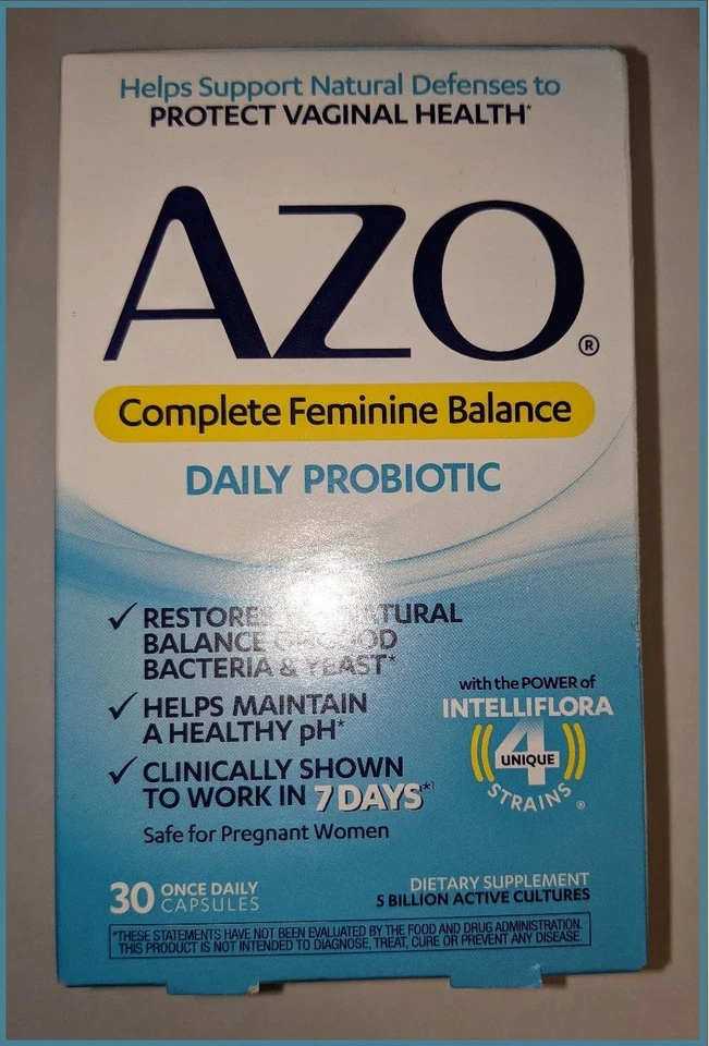 Probiótico diario AZO Complete Feminine Balance - 30 cápsulas - caducidad: 06/2026 Foto 1 de 1