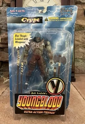 Figura de acción Youngblood CRYPT Ultra 1995 nueva. Ver abajo Foto 1 de 4