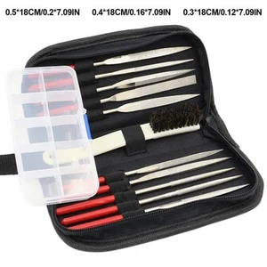 13 Pieces Mini Diamond Needle File Set Hand Tools Wood Rasp for Wood Glass - Picture 1 of 22