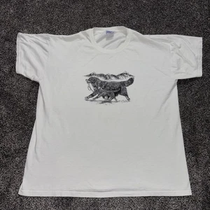 Maglietta Vintage Labrador Retriever XXL Cane Grafica Tee Cane Cane da Passeggio Rara - Foto 1 di 13