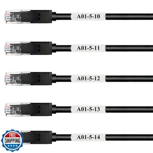 Etiquetas de cable envolventes autolaminables Mr-Label - hoja de letras impresión láser - Imagen 1 de 5