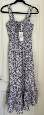 GRACE KARIN Women's 2025 Summer Floral Boho Dress Square Neck Strapped Size S - Image 1 of 4