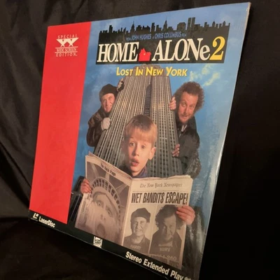 Home Alone 2 Lost in New York Laserdisc 1993 Widescreen Macaulay Culkin SEALED! - Image 1 of 2