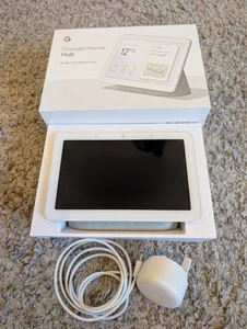 Google Nest Home Hub Pantalla 7 Pulgadas Tiza INMACULADA EN CAJA - Imagen 1 de 7