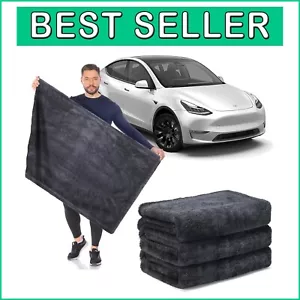 1200 GSM Extra Large Car Drying Towel - 23.6 x 63 in, Quick Dry & Scratch Free - Picture 1 of 9