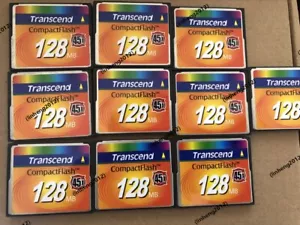 10PCS Transcend 128mb 45X Compact Flash CF Memory Card - Picture 1 of 1