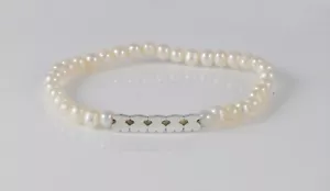 Pulsera Tous en plata 925 y perlas Straight - Imagen 1 de 9