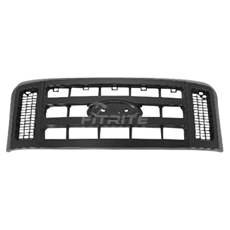 Nueva parrilla delantera de plástico negro texturizado para Ford F-250 Super Duty 2008-2010 Foto 1 de 1