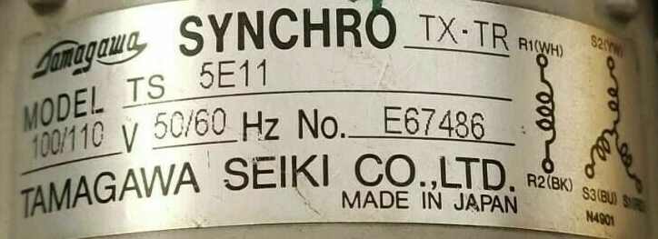 Tamagawa Seiki Synchro TX-TR Modell: TS-5E11 - Bild 1 von 1