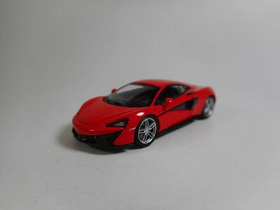 MINICHAMPS 1:87 Mclaren 570 S Rosso Modello Finito - Immagine 1 di 4