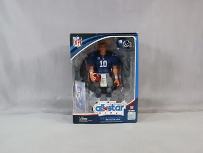 Figura con tarjeta Upper Deck All-Star Vinilo Eli Manning NY Giants QB NFL Foto 1 de 4